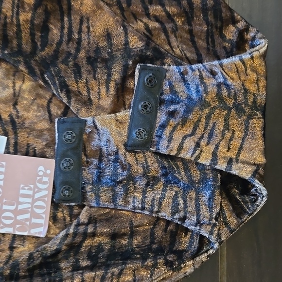 Tiger Mist Animal Print Bodysuit Sz XS NWT - Picture 6 of 8